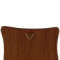 Cadre en bois a suspendre ou a poser H. 11 x 7 cm avec image collee, plusieurs saints.