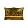 Cadre en bois a suspendre ou a poser H. 11 x 7 cm avec image collee, plusieurs saints.