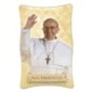 Cadre en bois a suspendre ou a poser H. 11 x 7 cm avec image collee, plusieurs saints.