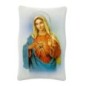 Cadre en bois a suspendre ou a poser H. 11 x 7 cm avec image collee, plusieurs saints.