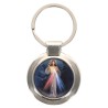 Porte-clés en métal couleur argenté de forme ronde Ø 3.8 cm. Livré en boite cadeaux. Existe avec différents Saints.