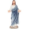 Statue en résine polystone peinte à la main du Christ en Bénédiction, Hauteur. 23 cm