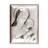 Support a suspendre ou a poser H. 11 x 8 cm sujet plaque laminee argentee, plusieurs modeles.