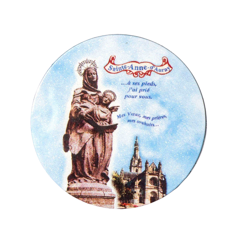 Magnet sublimation rond personnalisable Ø 5 cm- -minimum12 par images-