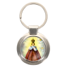 Porte-clés en métal couleur argenté de forme ronde Ø 3.8 cm. Livré en boite cadeaux. Existe avec différents Saints.