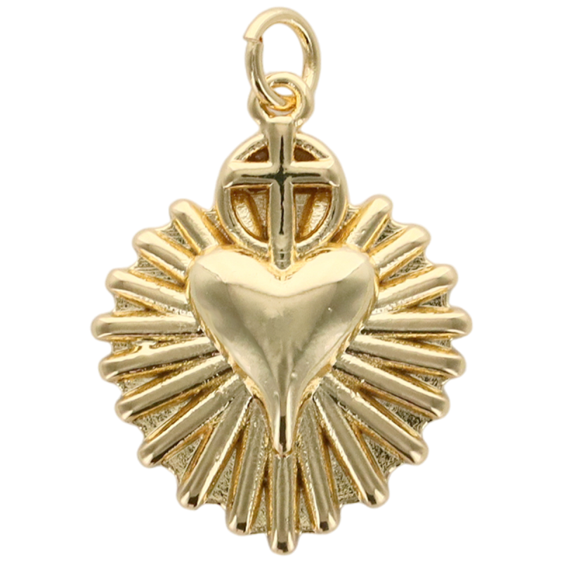 Pendentif de L'Ex-Voto doré supérieur, Ø 2.1 cm.
