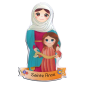 Magnet enfantin en resine souple , H. 8 cm. Plusieurs saints. Magnet enfantin en resine souple , H. 8 cm. Plusieurs saints.