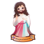 Magnet enfantin en resine souple , H. 8 cm. Plusieurs saints. Magnet enfantin en resine souple , H. 8 cm. Plusieurs saints.
