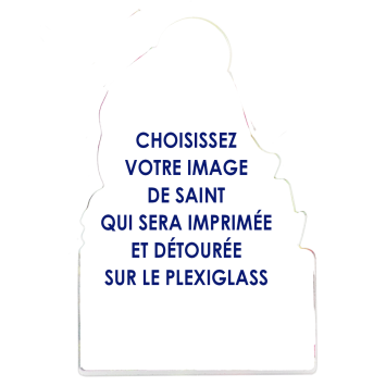 Magnet enfantin en resine souple , H. 8 cm. Plusieurs saints.