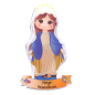 Magnet enfantin en resine souple , H. 8 cm. Plusieurs saints. Magnet enfantin en resine souple , H. 8 cm. Plusieurs saints.
