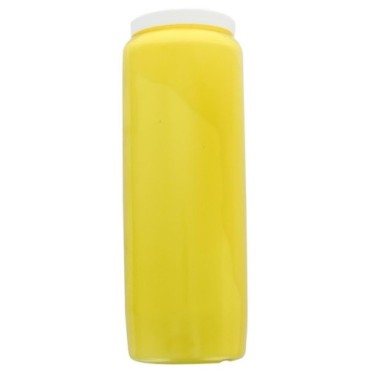 Bougie de neuvaine duree 9 jours 100% vegetal, hauteur 18 cm Ø 6,5 cm. VENDUE A L UNITE