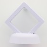 Boîte présentoir transparente à membrane 3D souple. Existe en différentes tailles.