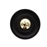 Br-ucirc-le-encens en m-eacute-tal avec d-ocirc-me dor-eacute- pour b-acirc-tonnets- -Oslash- 9 cm- Bo-icirc-te de 2-