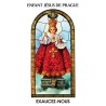 Autocollant Transparent "vitrail" sans prière de saint H. 6 x 3,6 cm pour bougie 3 jours