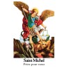 Autocollant Transparent detoure sans priere de saint H. 5,1 x 3,1 cm pour veilleuse 20/24 heures.