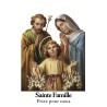 Autocollant Transparent detoure sans priere de saint H. 5,1 x 3,1 cm pour veilleuse 20/24 heures.