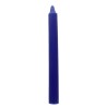 Bougie teintee dans la masse ou surface, or et argent, H- 22 cm, diametre 1,9 cm, A l unite