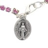 Bracelet tennis en metal avec zircon. Existe de differentes couleurs.