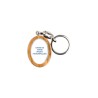 Porte-clés en bois d olivier H- 3-8 cm avec résine couleur des saints-