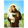 Poster en papier fin, 70 x 50 cm, représentant plusieurs saints.