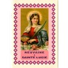 Livret de neuvaine avec historique, prière, neuvaine H.15 x10 cm, nombreux saints.