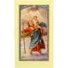 Image de prière – Format 6,5 x 11,5 cm, plusieurs saints.