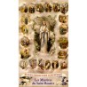 Image de prière – Format 6,5 x 11,5 cm, plusieurs saints.