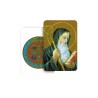 Carte bidimension relief plastifiee H.8.5 x 5 cm, plusieurs saints.