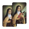Carte bidimension relief plastifiee H.8.5 x 5 cm, plusieurs saints.