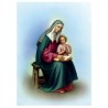 Poster image papier (135 g) H.26 x 19 cm, plusieurs saints.